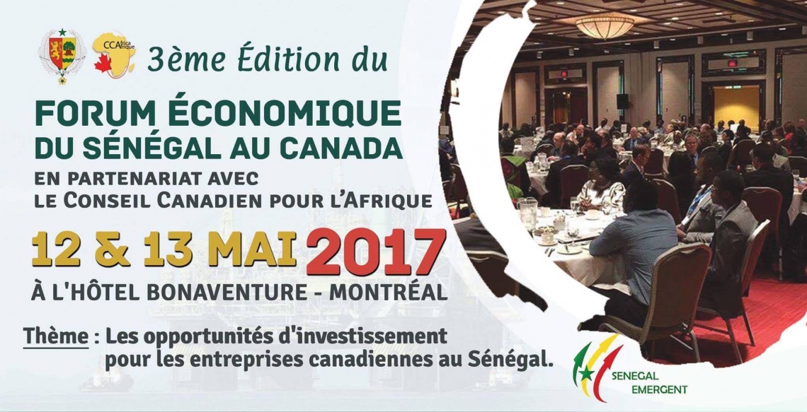 3ème édition du Forum Économique du Sénégal au Canada à Montréal